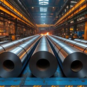 industrial-steel-factory-with-large-metal-rolls-and-modern-machinery-in-a-spacious-warehouse-free-photo